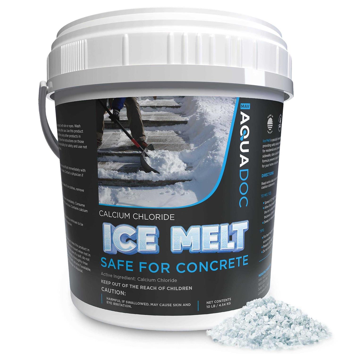 AquaDoc Ice Melt Safe for Concrete Snow Salt &amp; Rock Salt for Snow - Shop Hardware Tools Online Store