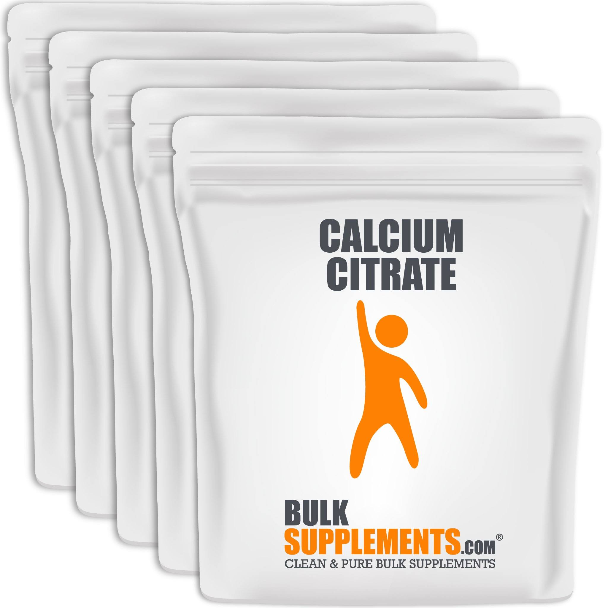 Pure Calcium Citrate Powder by BulkSupplements, 5 kg A31100