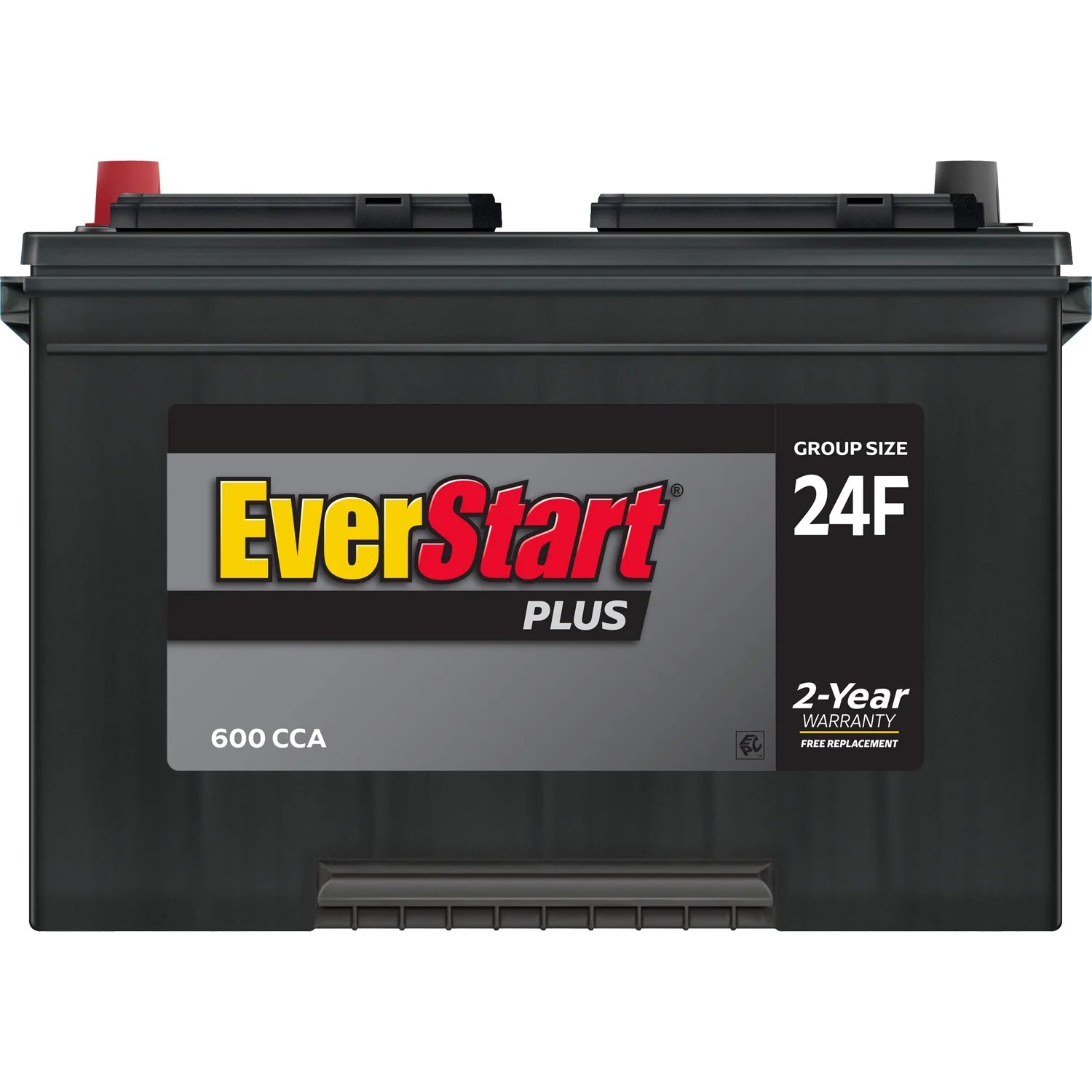 EverStart Plus Lead Acid Automotive Battery Group Size 24F 12 Volt 600 CCA X570
