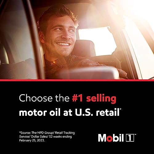 Mobil 1 Advanced Fuel Economy Full Synthetic Motor Oil 0W-20, 5 Quart A306