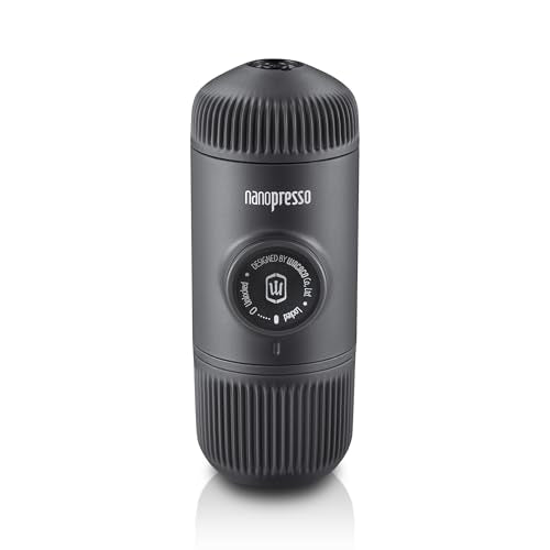 WACACO Nanopresso Portable Espresso Maker, 18 Bar Pressure, Manual Travel Coffee Maker J1045
