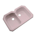 Thermocast Hartford Undermount Acrylic 33 in. Double Bowl Kitchen Sink in Wild Rose 44063-UM
