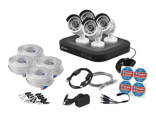 Swann SWDVK-847504-US 8-Channel 1080p DVR with 4 Pro Cameras C519