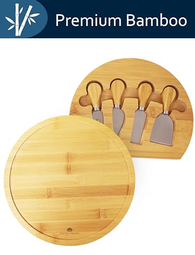 Personalized Charcuterie Board, Custom Bamboo Engraved Cheese Board S586772