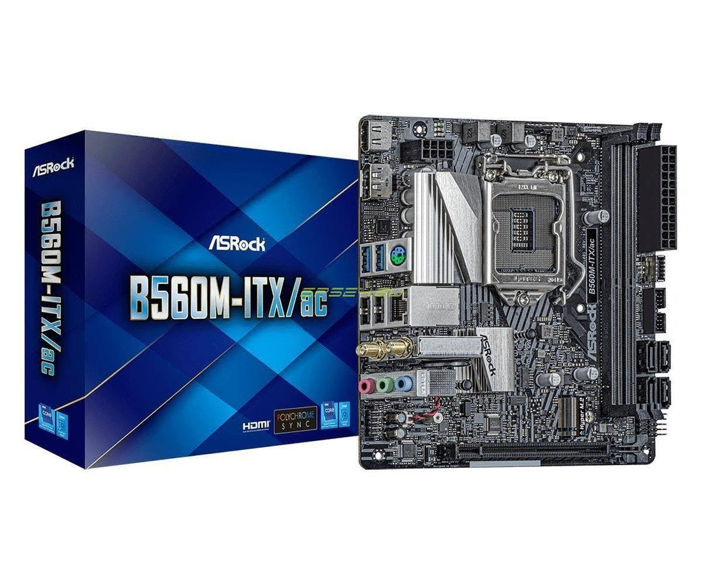 ASRock B560M-ITX/ac Intel LGA 1200 Mini-ITX Motherboard V409