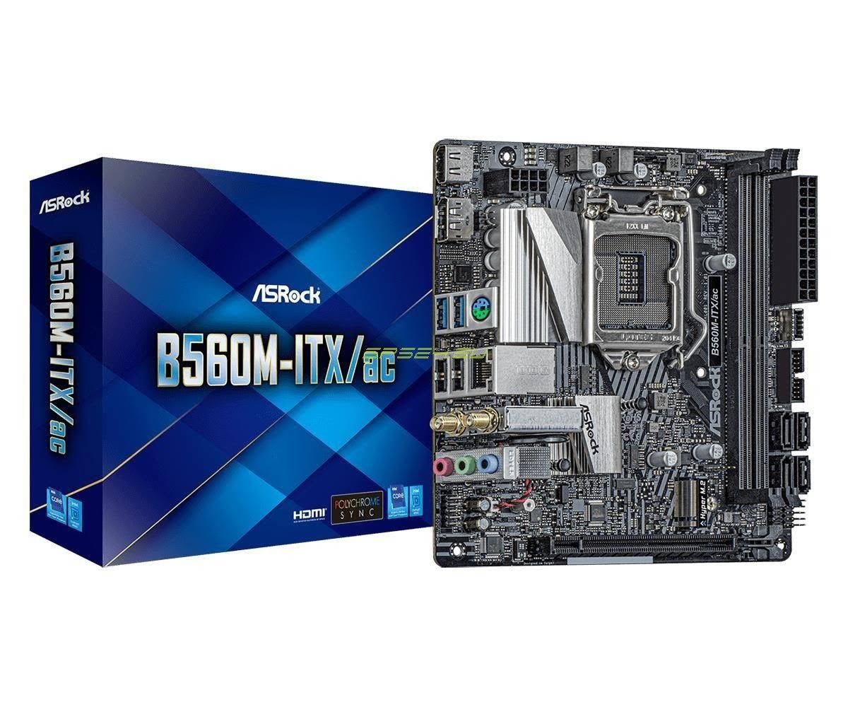 ASRock B560M-ITX/ac Intel LGA 1200 Mini-ITX Motherboard V409