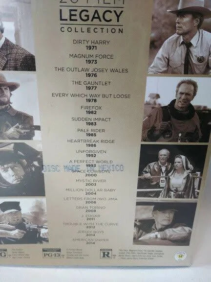 Clint Eastwood Legacy Collection (20-DVD) Z725907