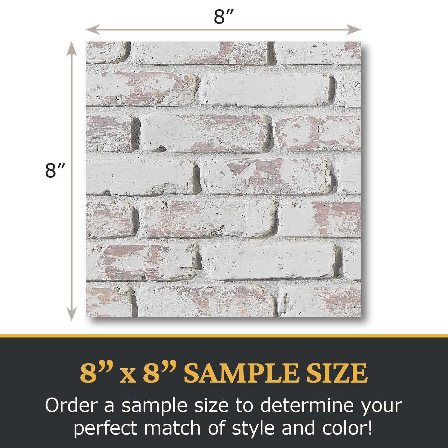 AZ Faux High-Density Polyurethane Faux Brick Wall Textured Panels T234762