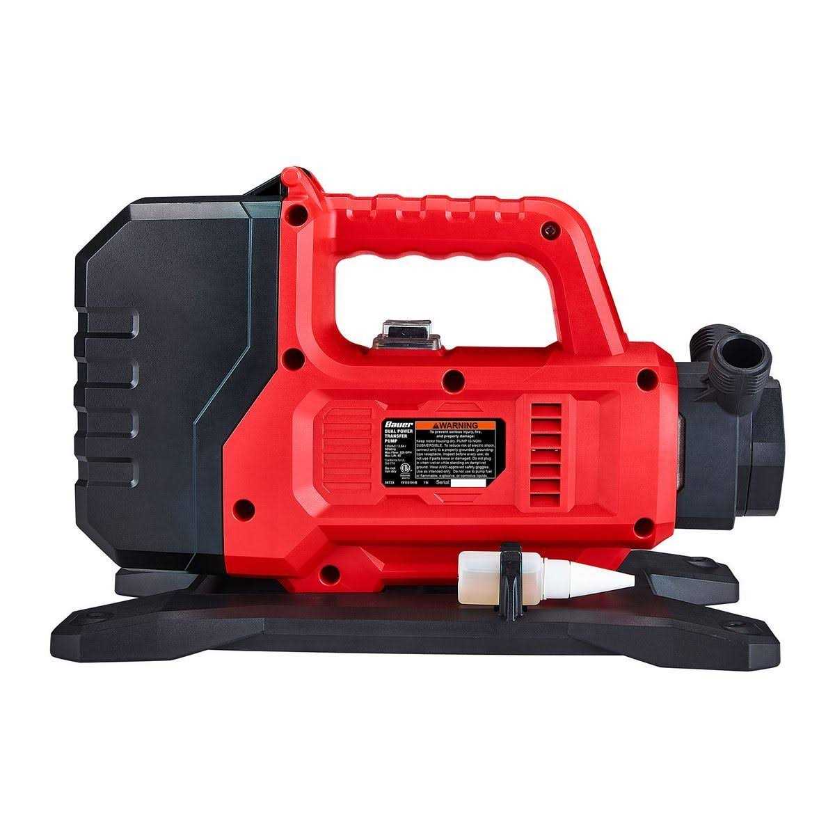 Bauer 20V/120V Dual-Power Cordless Transfer Pump J21971