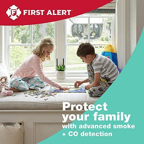First Alert Hardwired Smoke and Carbon Monoxide Detector with 10-Year Battery Backup O72477