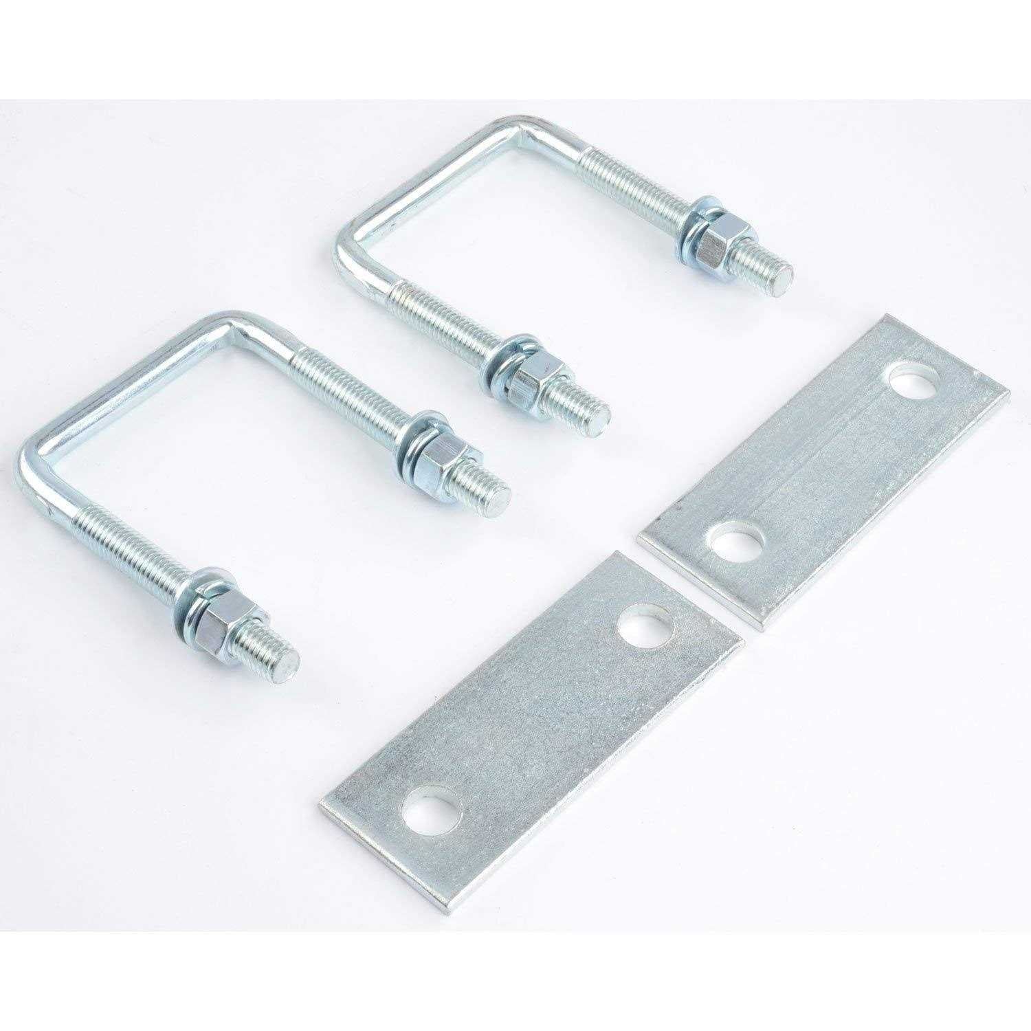 JEGS 60884 Leaf Spring Clamp Kit Locks Leaf Springs Together for Stabilizing Pro