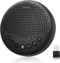 Bluetooth Speakerphone -eMeet Luna Lite Computer Speakers with Microphone, VoiceIA Noise Cancelling USB Speakerphone, Daisy Chain, Conference Microphone 360° Pickup for 8 People Skype for Business