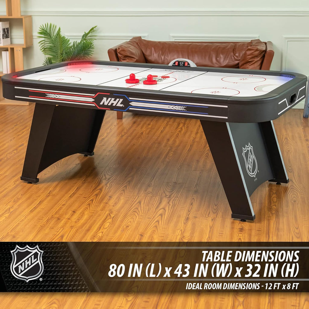 EastPoint Sports NHL 80" Pulse Air Hockey Table with LED Electronic Scoring K534034