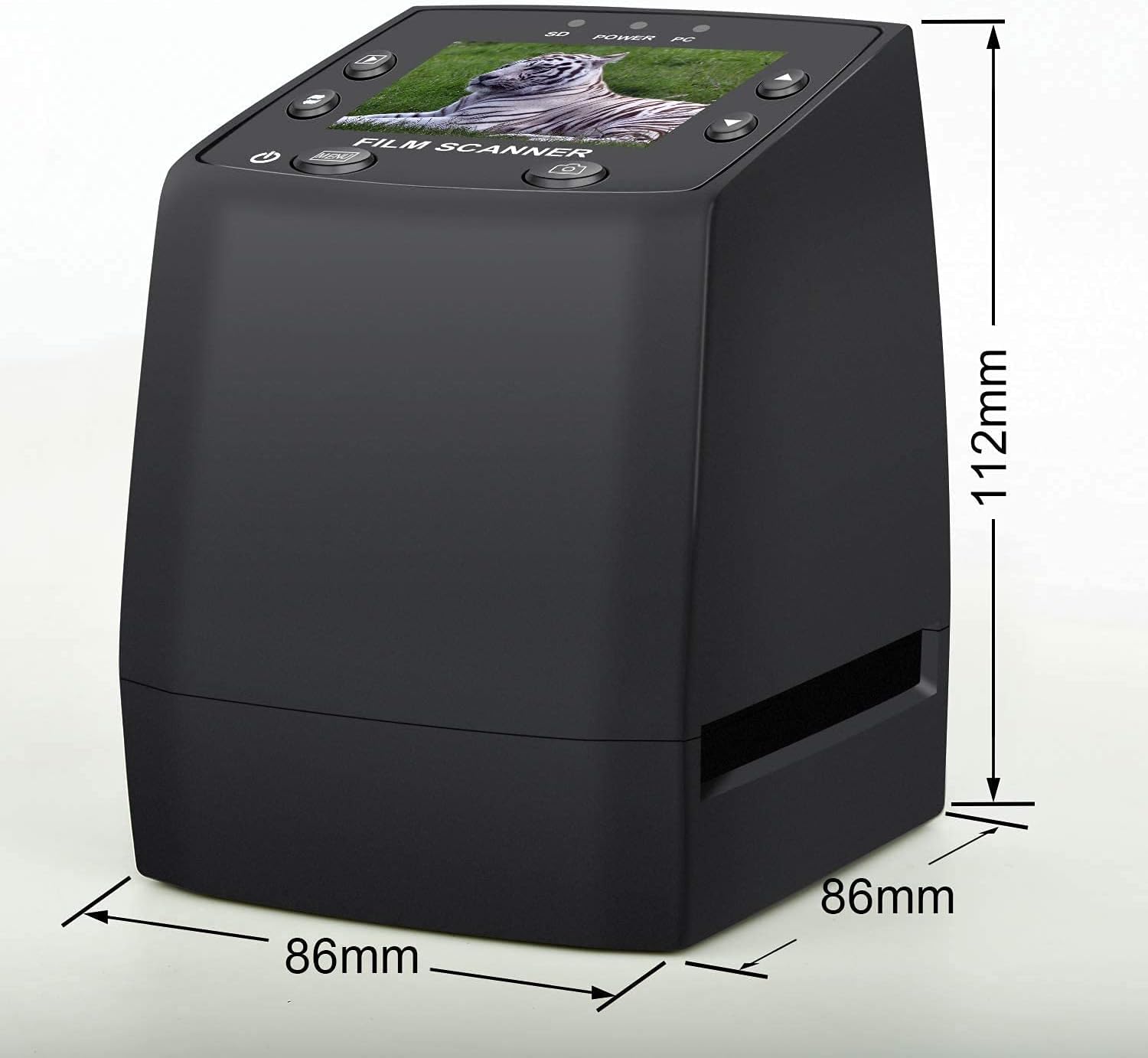 135 Film Scanner High Resolution Slide Viewer with SD Card Save F70674
