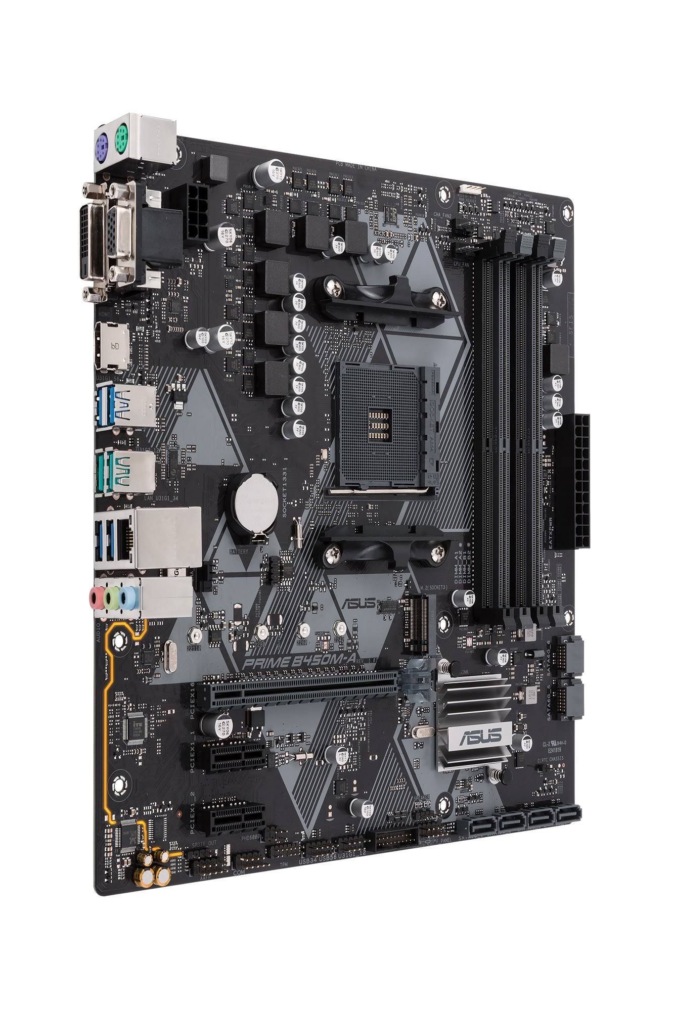 ASUS Prime B450M-A/CSM mATX AMD Motherboard AM4 I86782