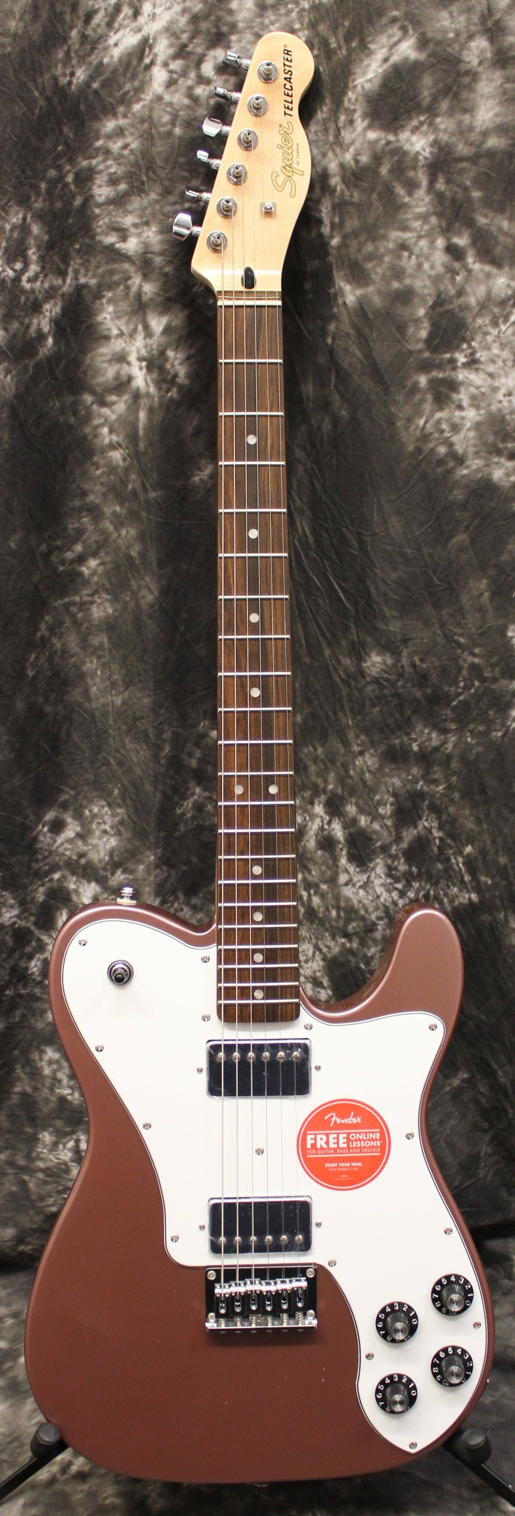 Squier Affinity Series Telecaster Deluxe Electric Guitar Burgundy Mist Y504448
