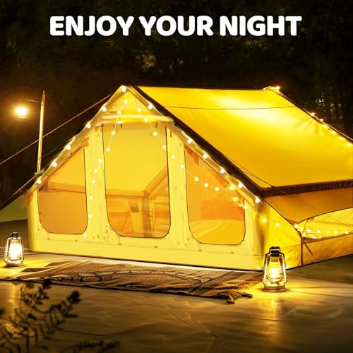 Inflatable Camping Tent with Hand Pump, Waterproof Oxford, 4-6 Person P40923