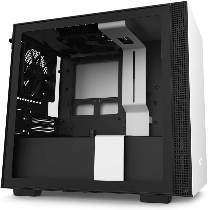NZXT H210 Mini-ITX PC Gaming Case with Tempered Glass, Black O52356