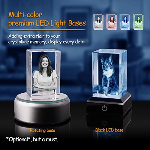 3D Crystal Photo Customized Picture Gift for Wife Mom Dad M953616